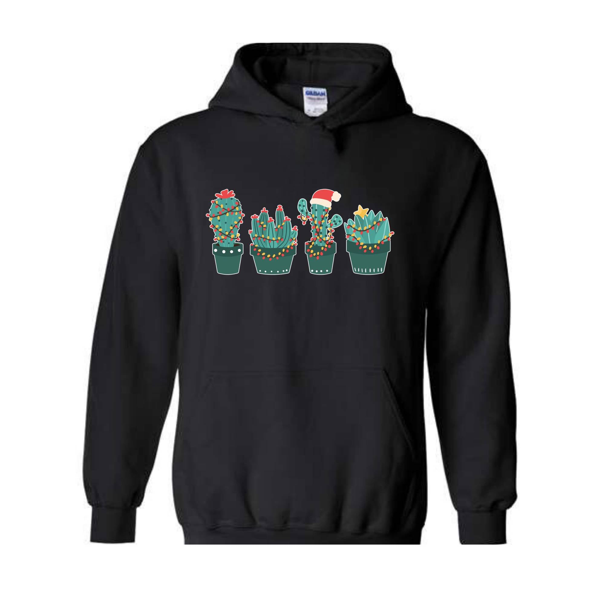 Christmas Cactus Sweatshirt, Cactus Lover Sweatshirt, SOuthern Christmas Sweatshirt, Plant Lover Gifts