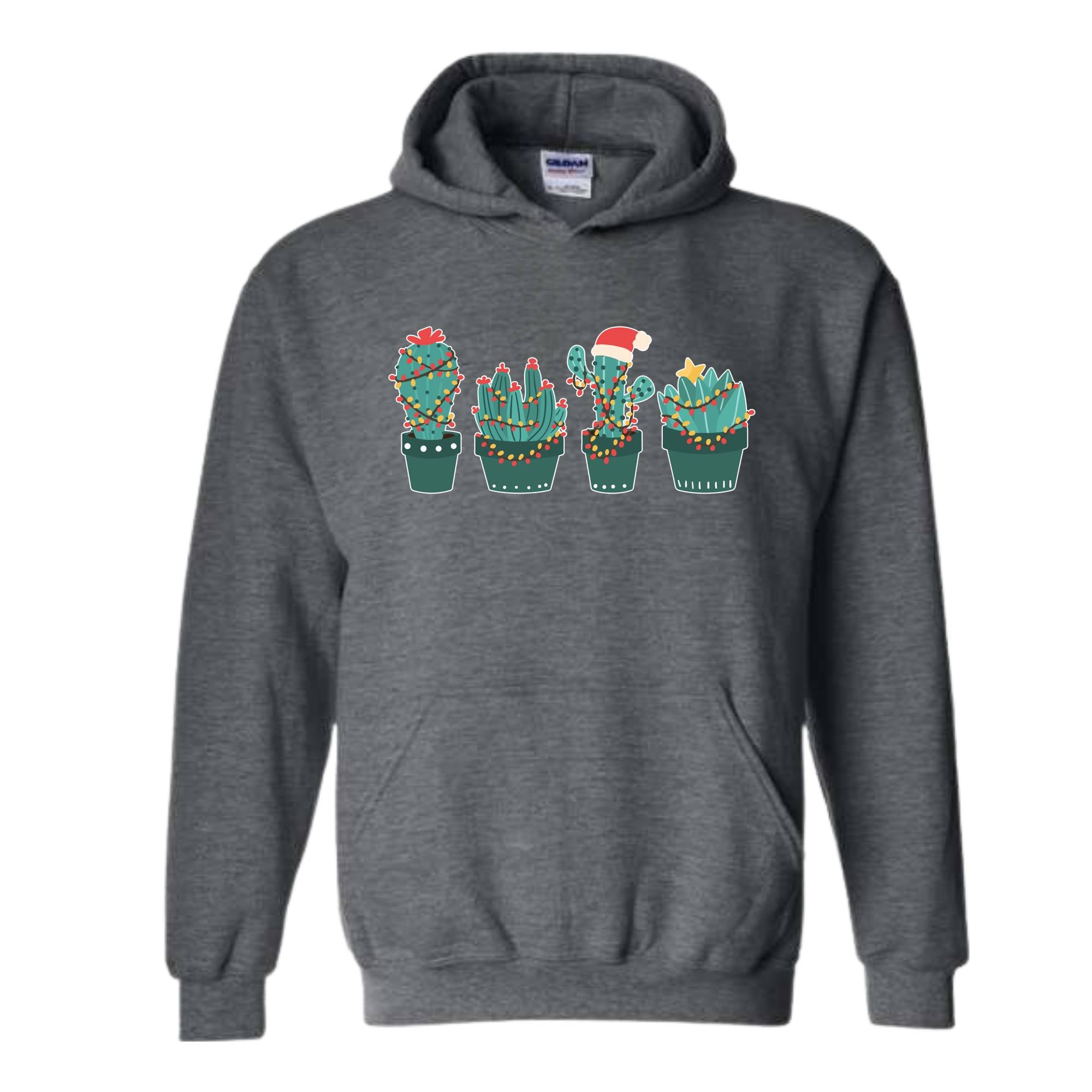 Christmas Cactus Sweatshirt, Cactus Lover Sweatshirt, SOuthern Christmas Sweatshirt, Plant Lover Gifts