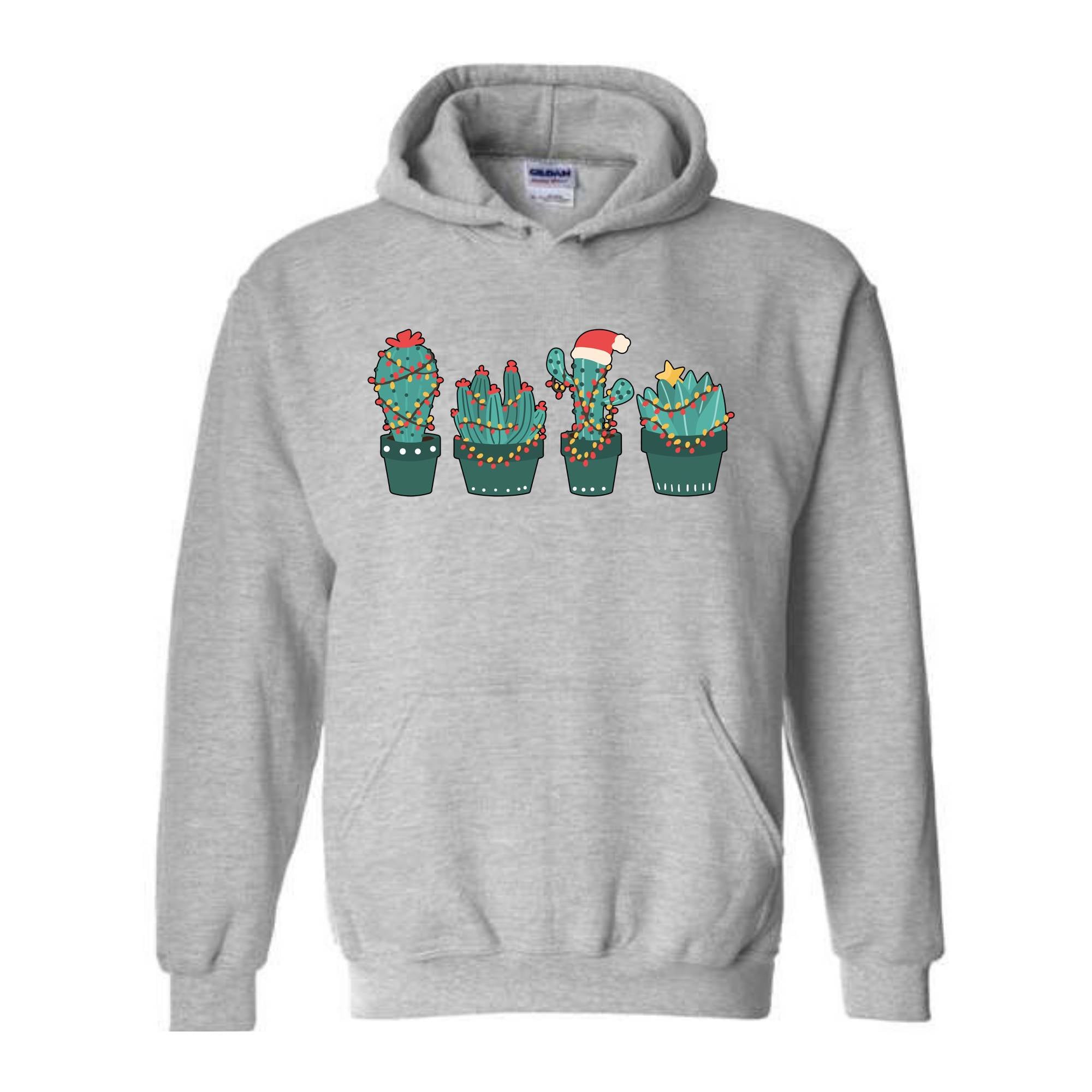 Christmas Cactus Sweatshirt, Cactus Lover Sweatshirt, SOuthern Christmas Sweatshirt, Plant Lover Gifts