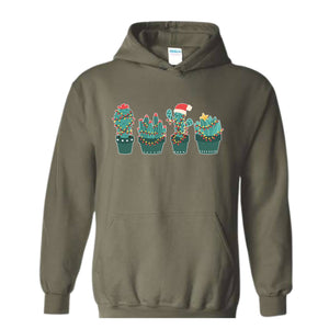 Christmas Cactus Sweatshirt, Cactus Lover Sweatshirt, SOuthern Christmas Sweatshirt, Plant Lover Gifts