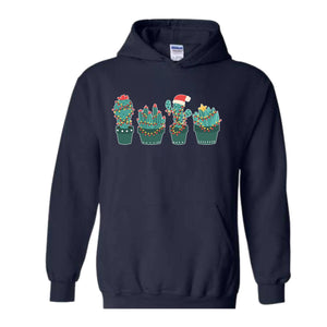 Christmas Cactus Sweatshirt, Cactus Lover Sweatshirt, SOuthern Christmas Sweatshirt, Plant Lover Gifts