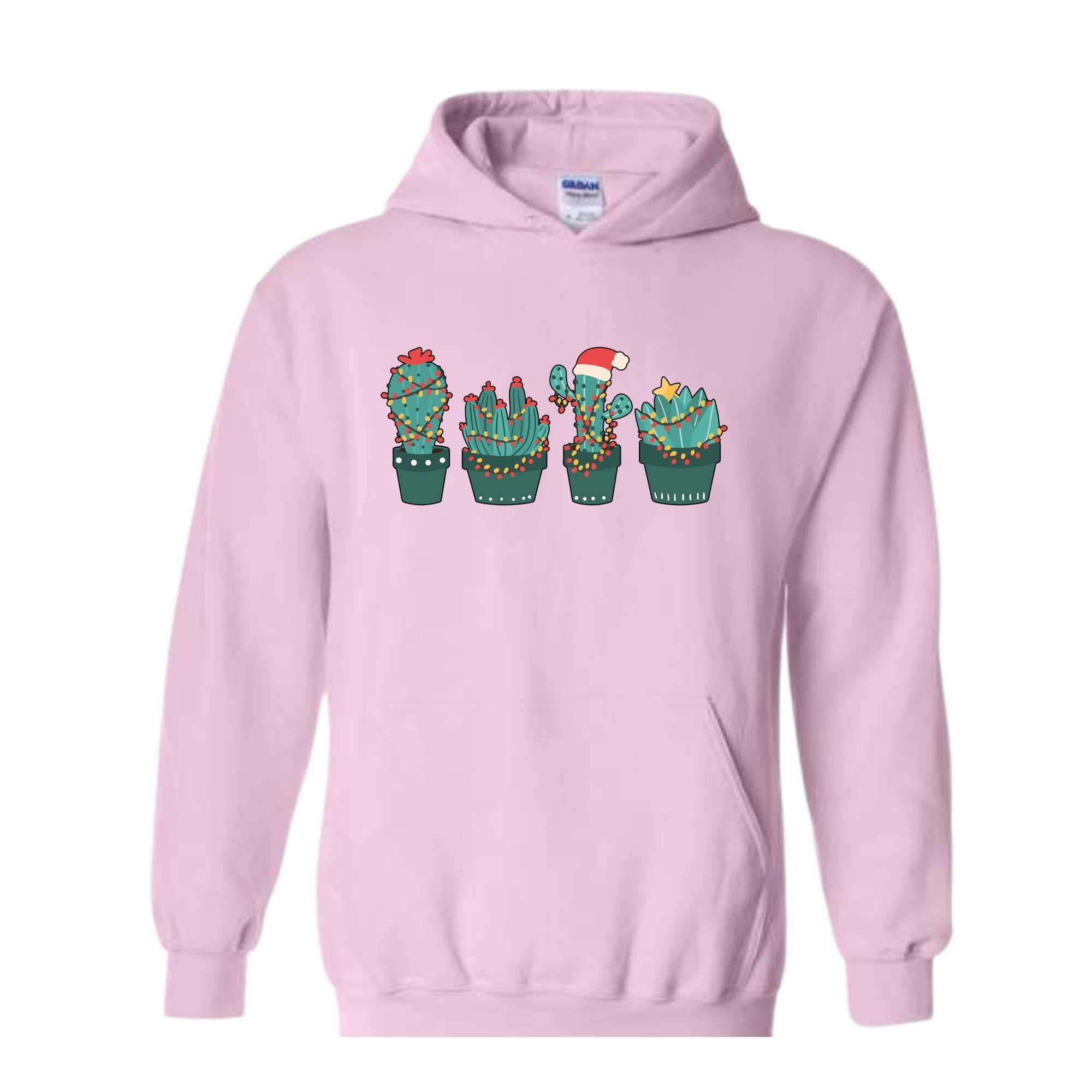 Christmas Cactus Sweatshirt, Cactus Lover Sweatshirt, SOuthern Christmas Sweatshirt, Plant Lover Gifts