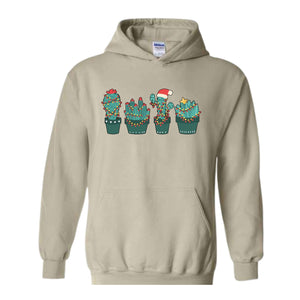 Christmas Cactus Sweatshirt, Cactus Lover Sweatshirt, SOuthern Christmas Sweatshirt, Plant Lover Gifts