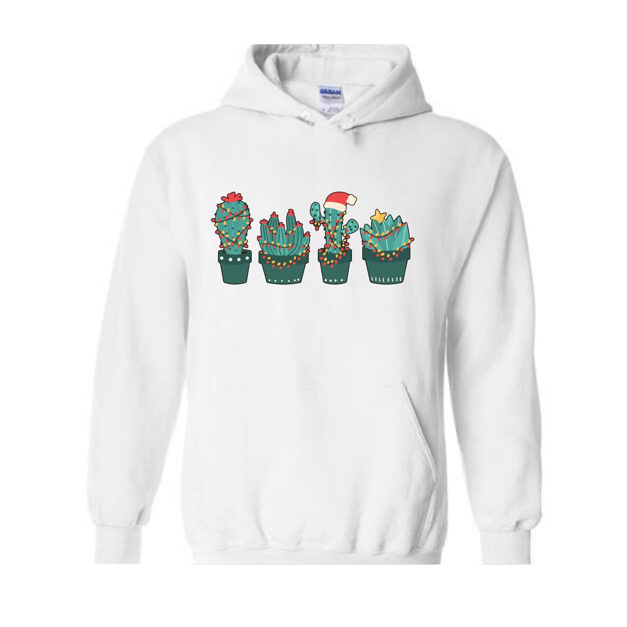 Christmas Cactus Sweatshirt, Cactus Lover Sweatshirt, SOuthern Christmas Sweatshirt, Plant Lover Gifts
