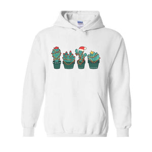 Christmas Cactus Sweatshirt, Cactus Lover Sweatshirt, SOuthern Christmas Sweatshirt, Plant Lover Gifts
