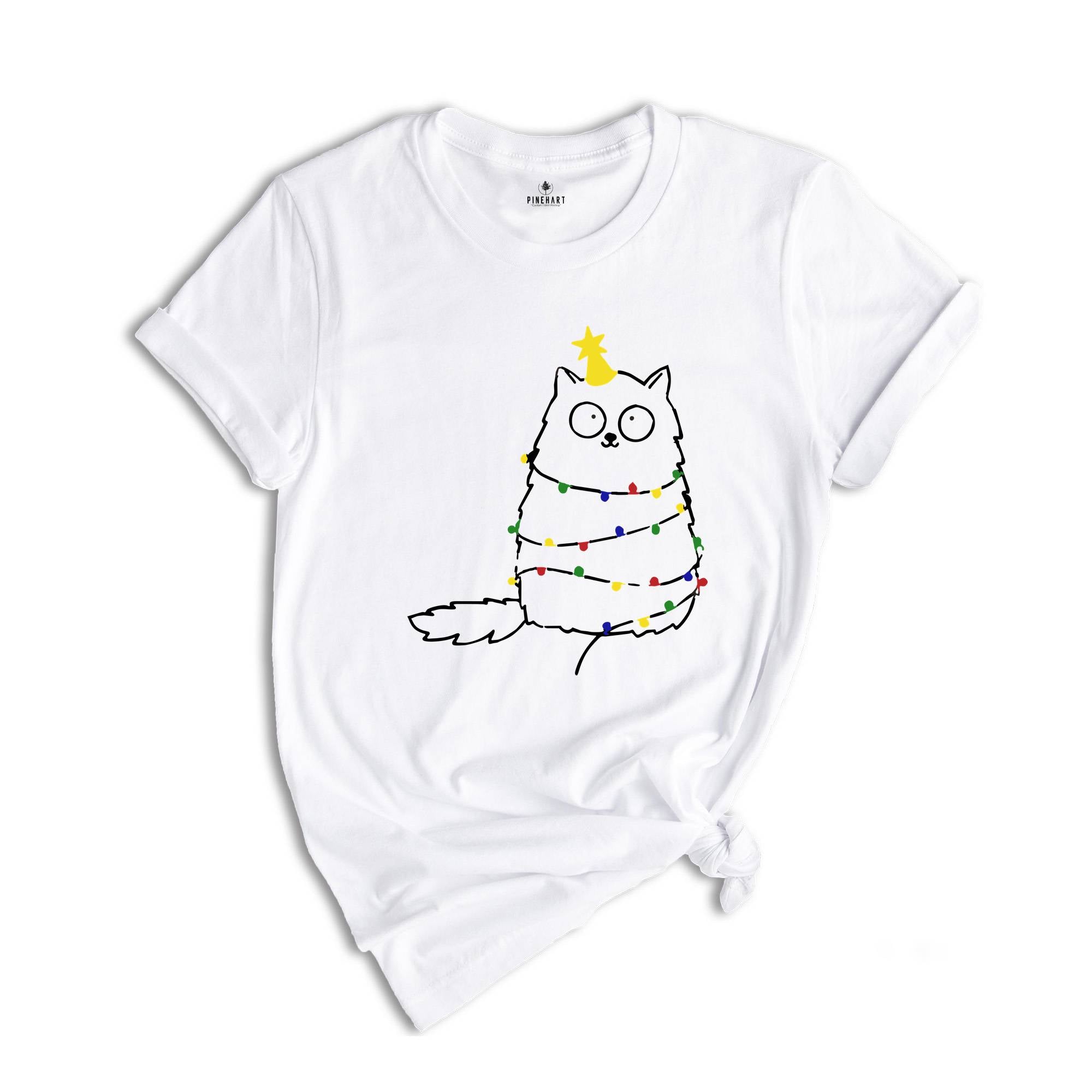 Christmas Cat Shirt, Merry Christmas Shirt, Christmas Gift, Funny Christmas Tee, Cat Mom Christmas