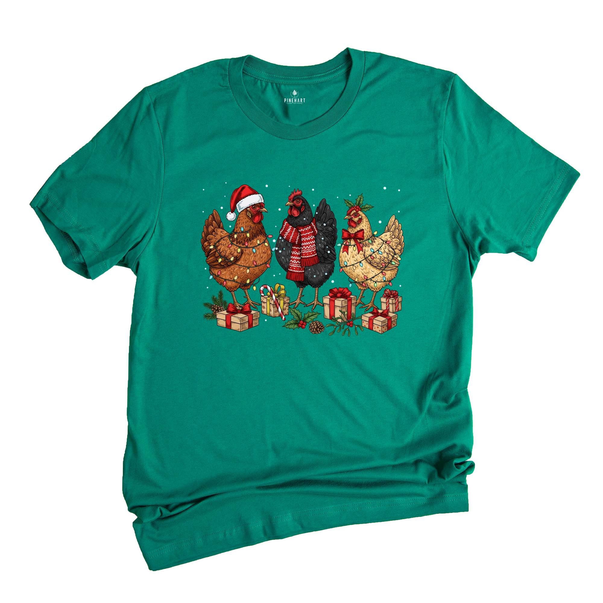 Christmas Chickens Shirt, Funny Christmas Chicken Shirt, Xmas Gift, Christmas Farm Sweatshirt, Holiday Season Shirt, Farm Lover Gift