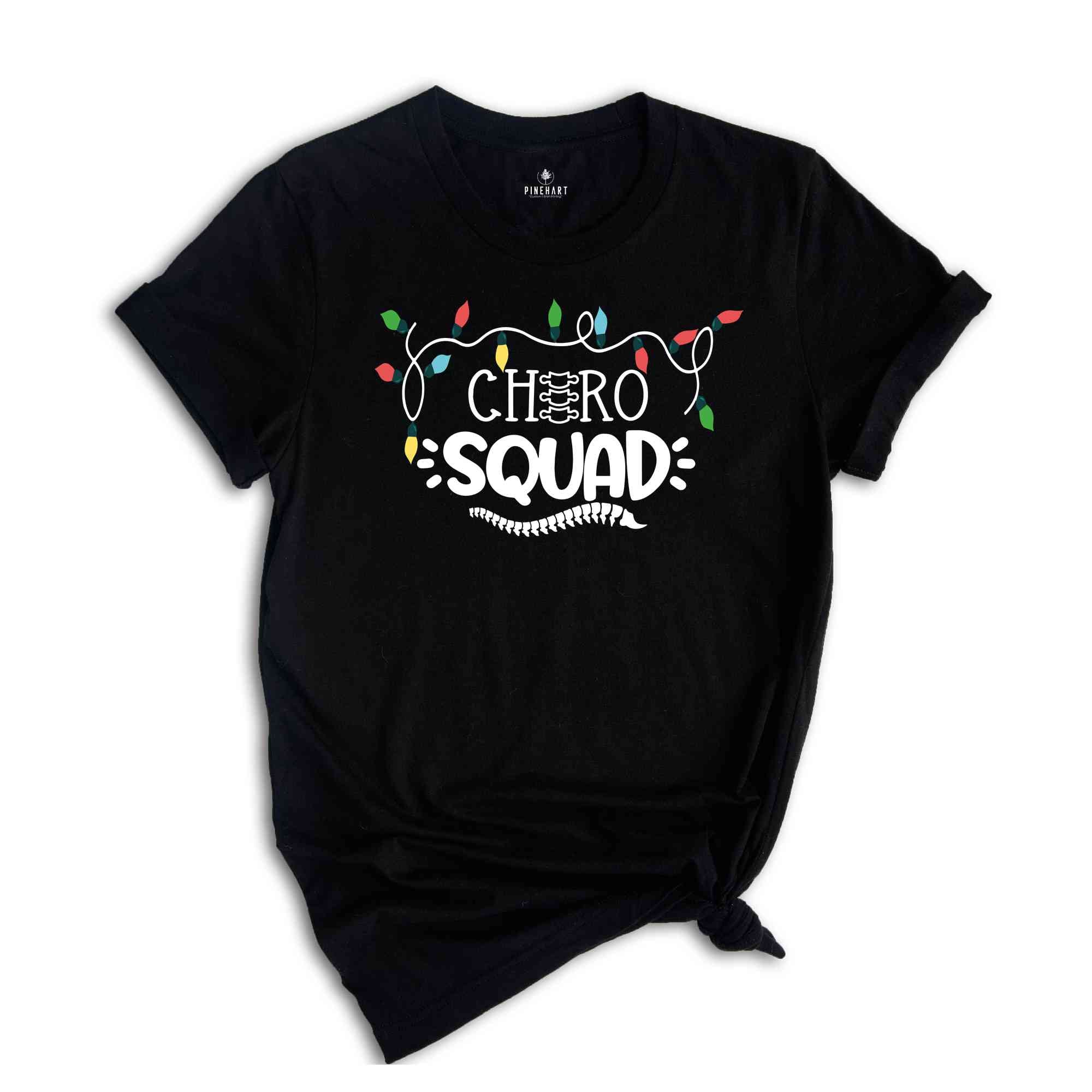 Christmas Chiro Squad Shirt, Chiropractor Shirt, Christmas Gift, Chiro Apparel, Chiropractic Tshirt, Christmas Pajamas