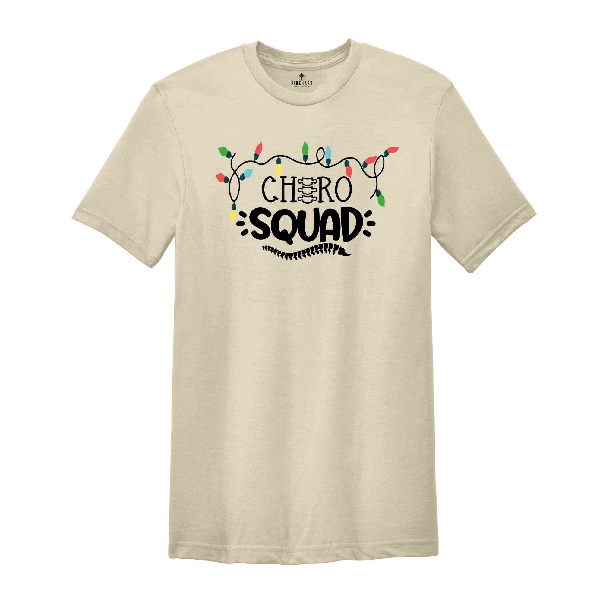 Christmas Chiro Squad Shirt, Chiropractor Shirt, Christmas Gift, Chiro Apparel, Chiropractic Tshirt, Christmas Pajamas