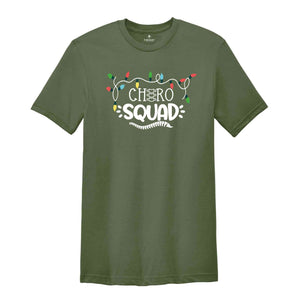 Christmas Chiro Squad Shirt, Chiropractor Shirt, Christmas Gift, Chiro Apparel, Chiropractic Tshirt, Christmas Pajamas