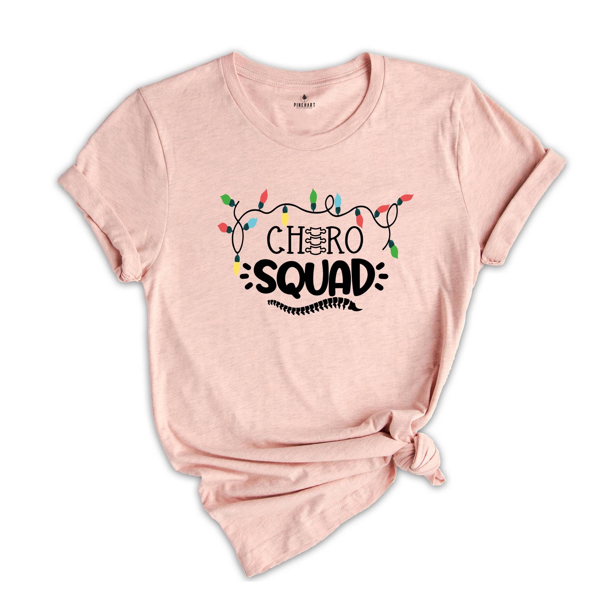Christmas Chiro Squad Shirt, Chiropractor Shirt, Christmas Gift, Chiro Apparel, Chiropractic Tshirt, Christmas Pajamas