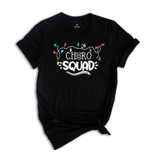 Christmas Chiro Squad Shirt, Chiropractor Shirt, Christmas Gift, Chiro Apparel, Chiropractic Tshirt, Christmas Pajamas
