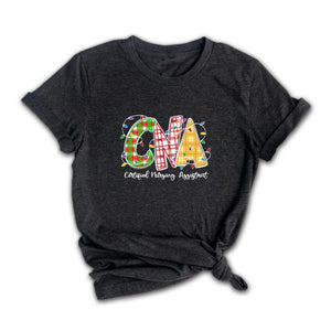 Christmas CNA Shirt, Christmas CNA T-Shirt, Certified Nursing Assistant Shirt, Christmas CNA Tee, Christmas CNA Gift