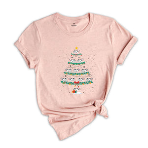 Christmas Cow Tree Shirt, Animal Christmas T-Shirt, Funny Christmas Shirt, Holiday Tee, Cow Xmas Shirt, Christmas Costume