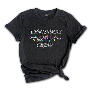 Christmas Crew Shirt, Christmas Light Tee, Christmas Vibes Gift, Christmas Pajamas, Christmas Family Matching Tee, Christmas Reunion Tee