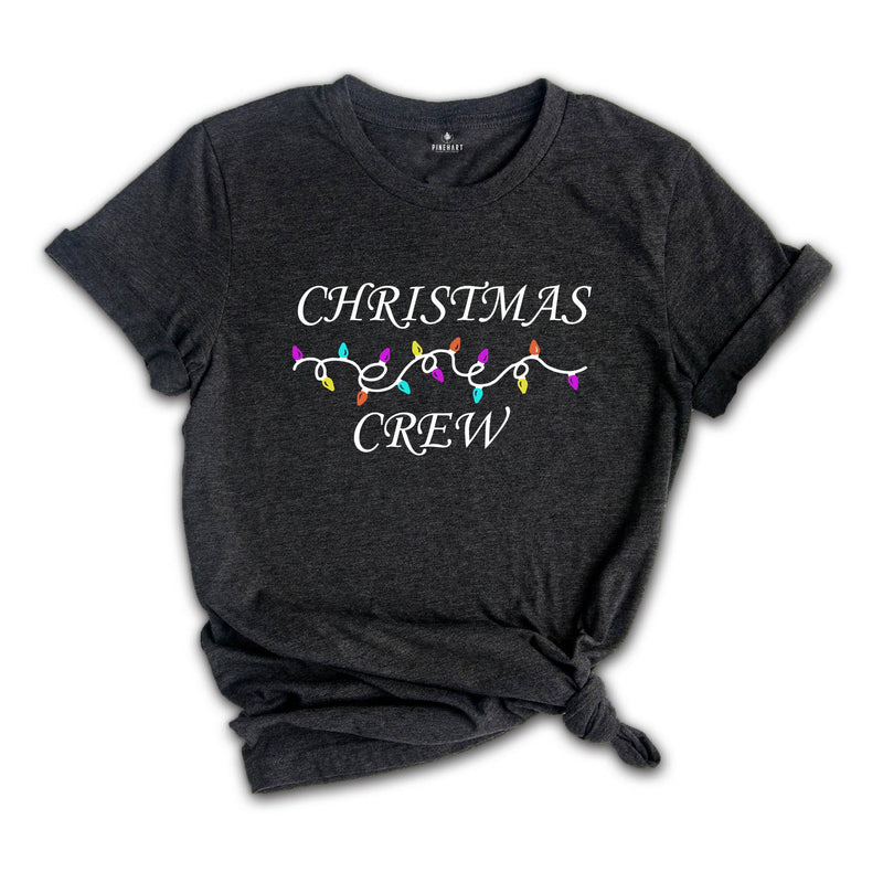 Christmas Crew Shirt, Christmas Light Tee, Christmas Vibes Gift, Christmas Pajamas, Christmas Family Matching Tee, Christmas Reunion Tee