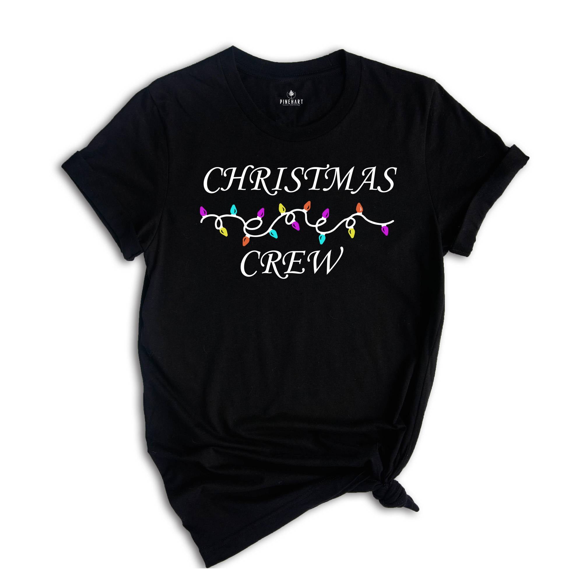 Christmas Crew Shirt, Christmas Light Tee, Christmas Vibes Gift, Christmas Pajamas, Christmas Family Matching Tee, Christmas Reunion Tee