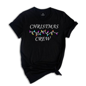 Christmas Crew Shirt, Christmas Light Tee, Christmas Vibes Gift, Christmas Pajamas, Christmas Family Matching Tee, Christmas Reunion Tee