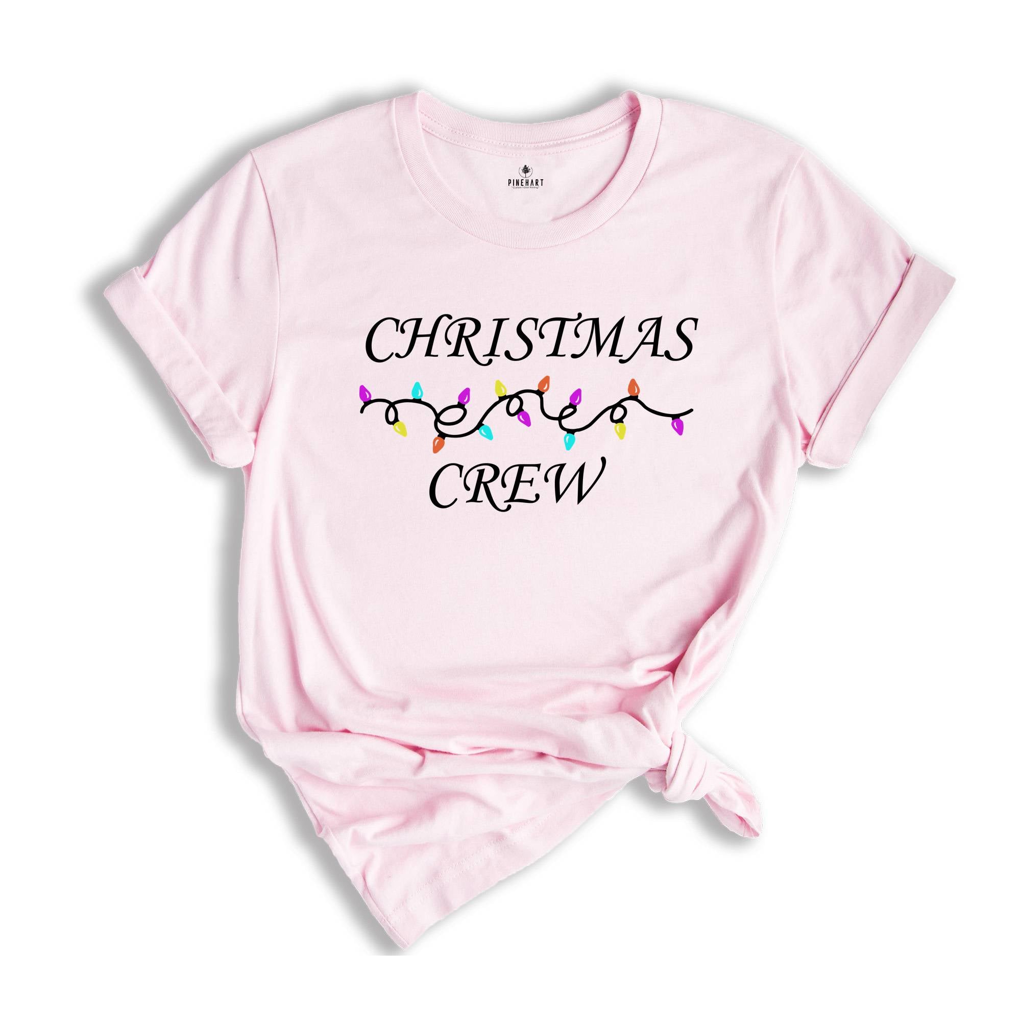 Christmas Crew Shirt, Christmas Light Tee, Christmas Vibes Gift, Christmas Pajamas, Christmas Family Matching Tee, Christmas Reunion Tee