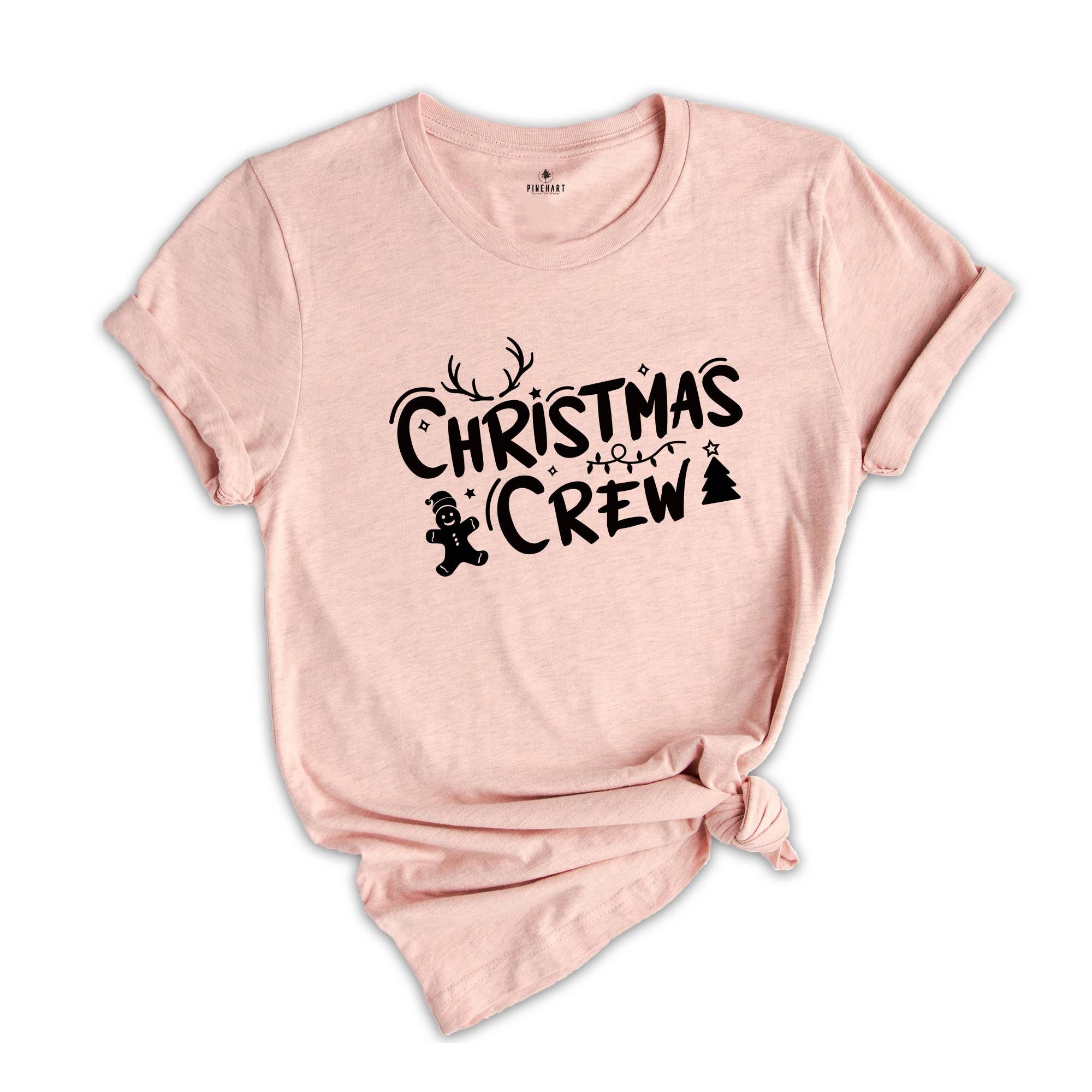 Christmas Crew Shirt, Christmas Sweatshirt, Gingerbread Man Shirt, Christmas Family Tee, Christmas Party Tee, Matching Xmas Shirt