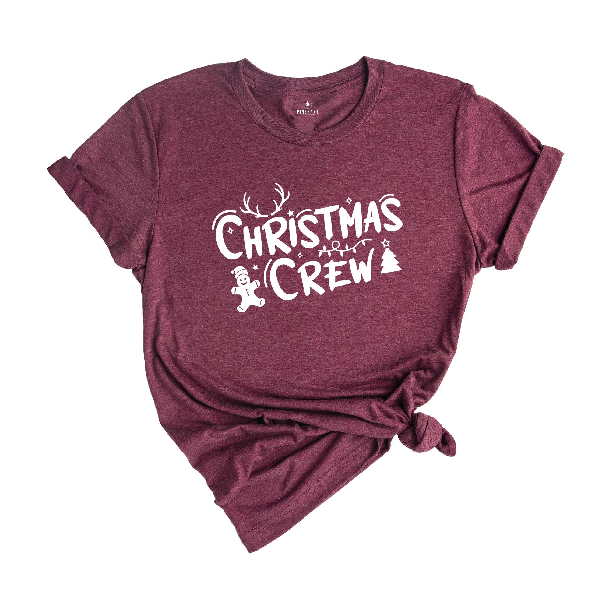 Christmas Crew Shirt, Christmas Sweatshirt, Gingerbread Man Shirt, Christmas Family Tee, Christmas Party Tee, Matching Xmas Shirt