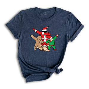 Christmas Dabbing Shirt, Gingerbread Santa, Christmas Elf Shirt, Christmas Party Shirt, Dabbing Santa Shirt, Holiday Shirt