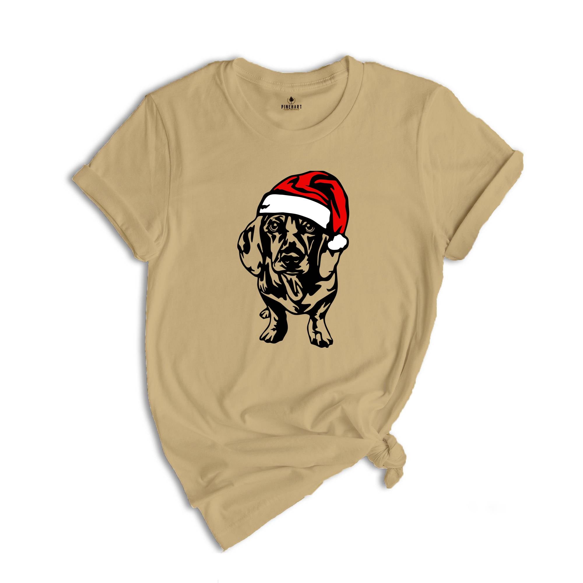 Christmas Dachshund T-shirt, Christmas Dog Shirt, Dog Lover Tee, Happy Christmas Gift, Xmas Dog Owner, Christmas Sweatshirt