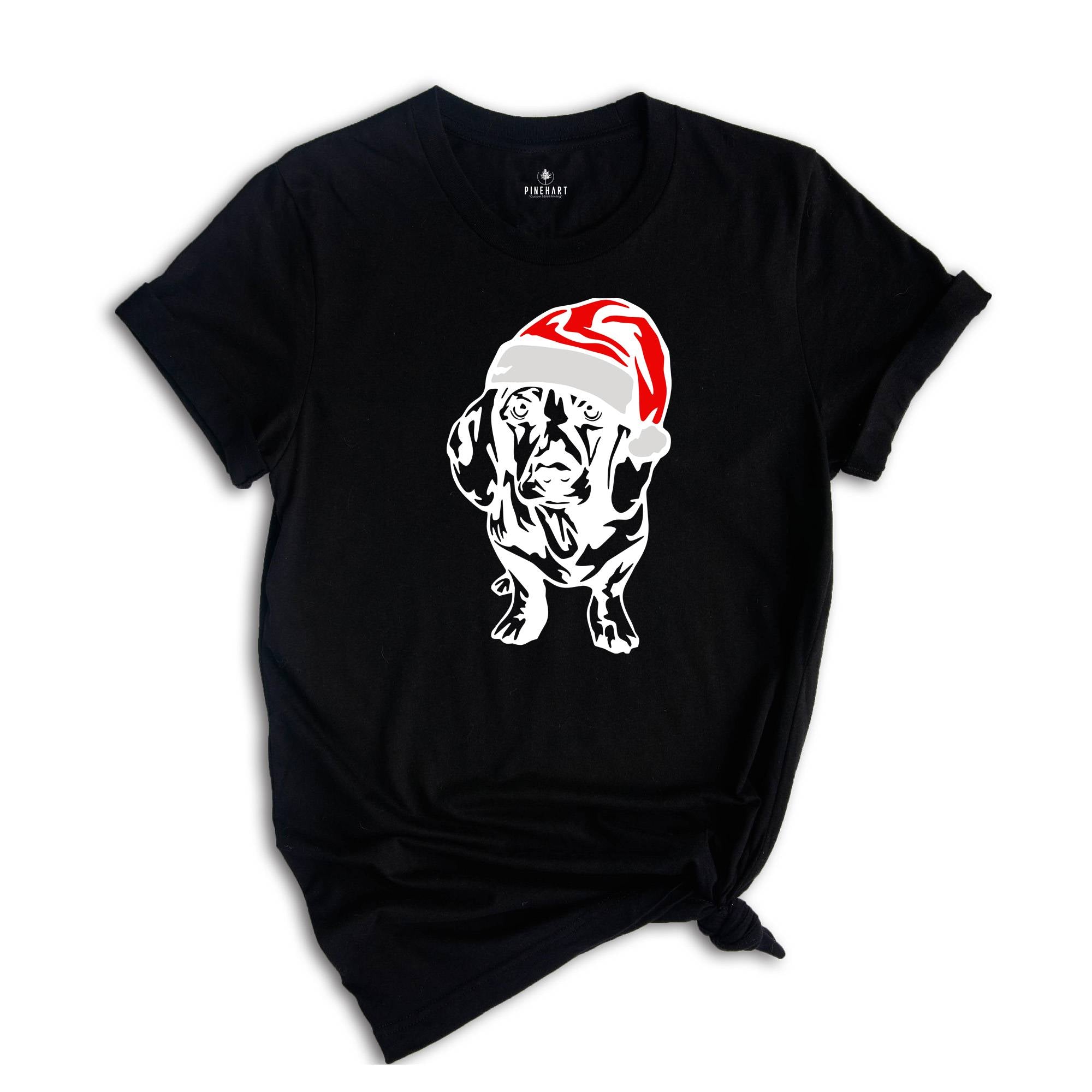 Christmas Dachshund T-shirt, Christmas Dog Shirt, Dog Lover Tee, Happy Christmas Gift, Xmas Dog Owner, Christmas Sweatshirt