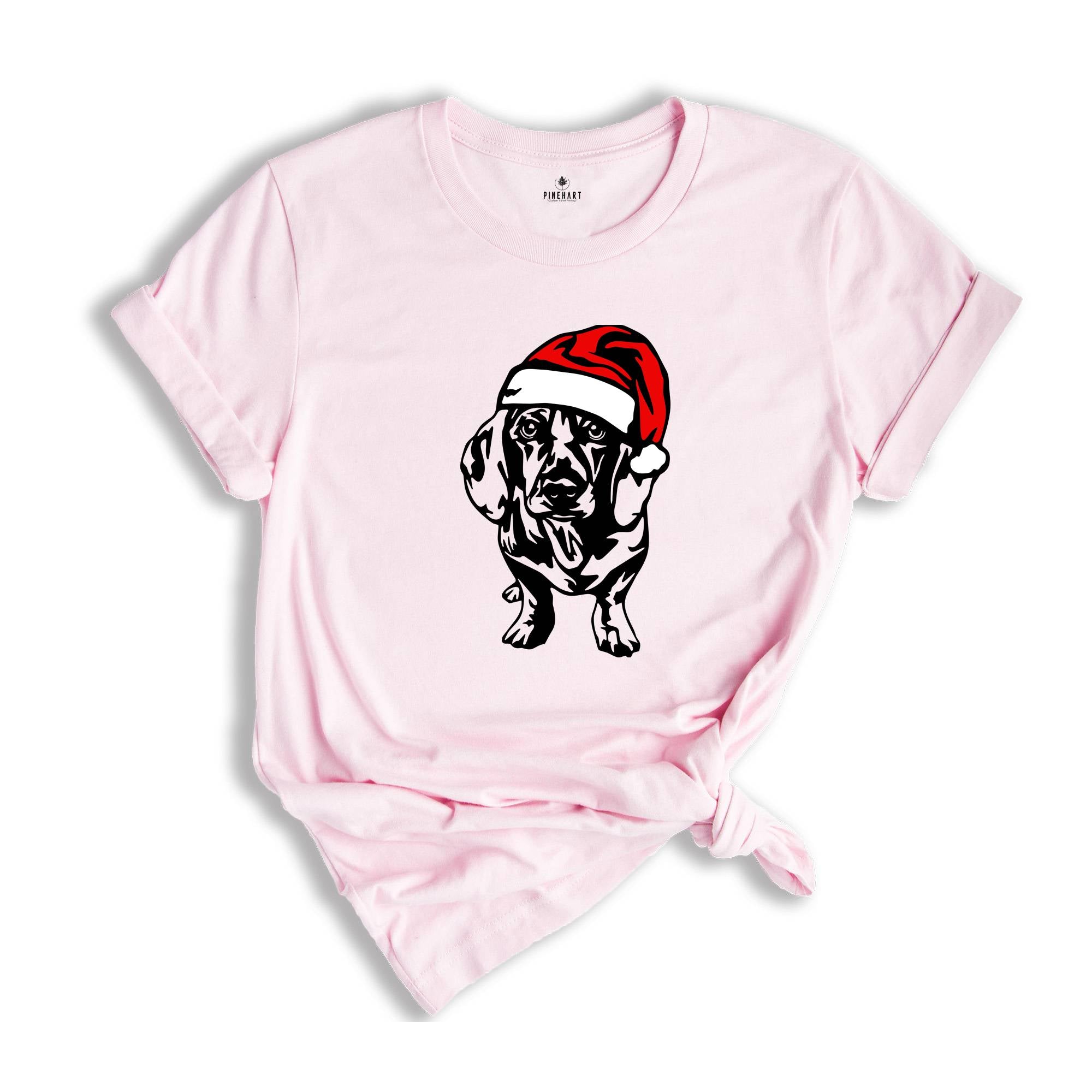 Christmas Dachshund T-shirt, Christmas Dog Shirt, Dog Lover Tee, Happy Christmas Gift, Xmas Dog Owner, Christmas Sweatshirt