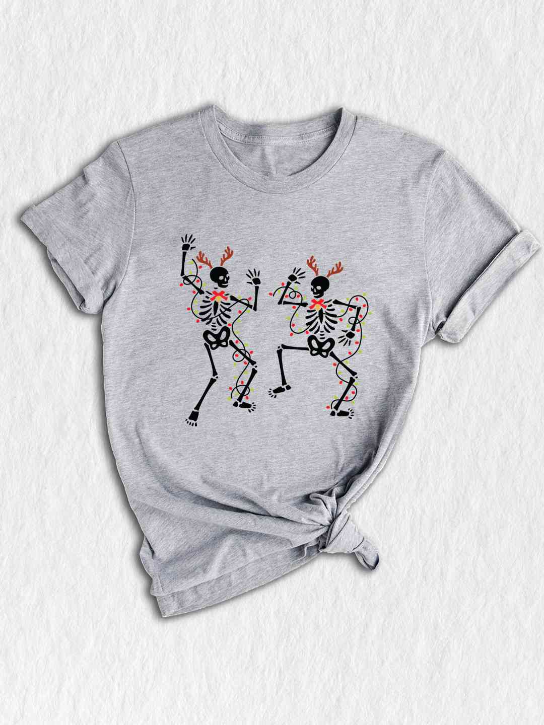 Christmas Dancing Skeleton Shirt, Lights Skeleton Shirt, Dancing Santa Shirt, Funny Christmas Shirt, Christmas Gift, Christmas Spirit Shirt