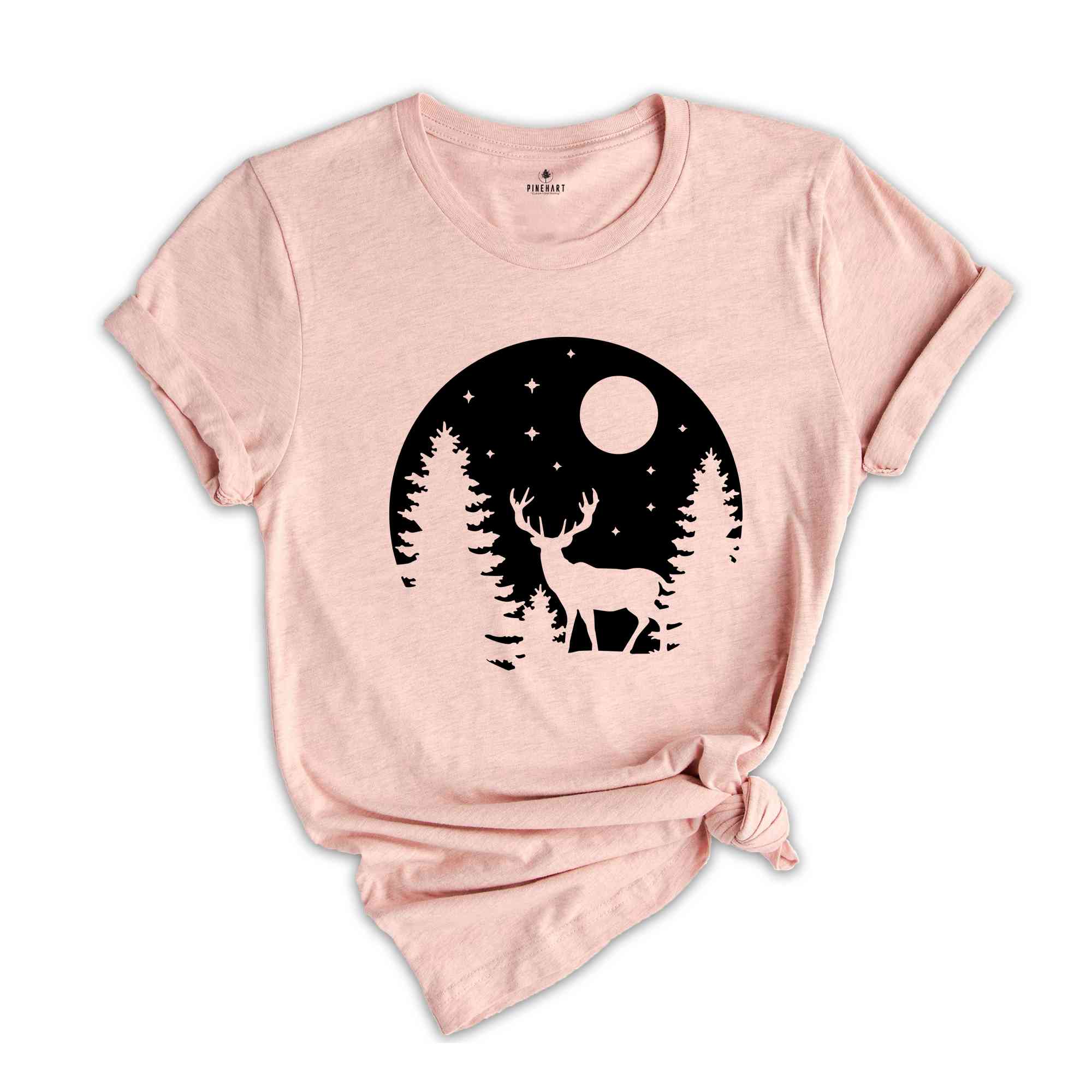 Christmas Deer Shirt, Holiday Shirt, Cute Christmas Shirt, Reindeer Shirt, Christmas Gift, Deer Shirt, Animal Lover, Christmas Tree Shirt