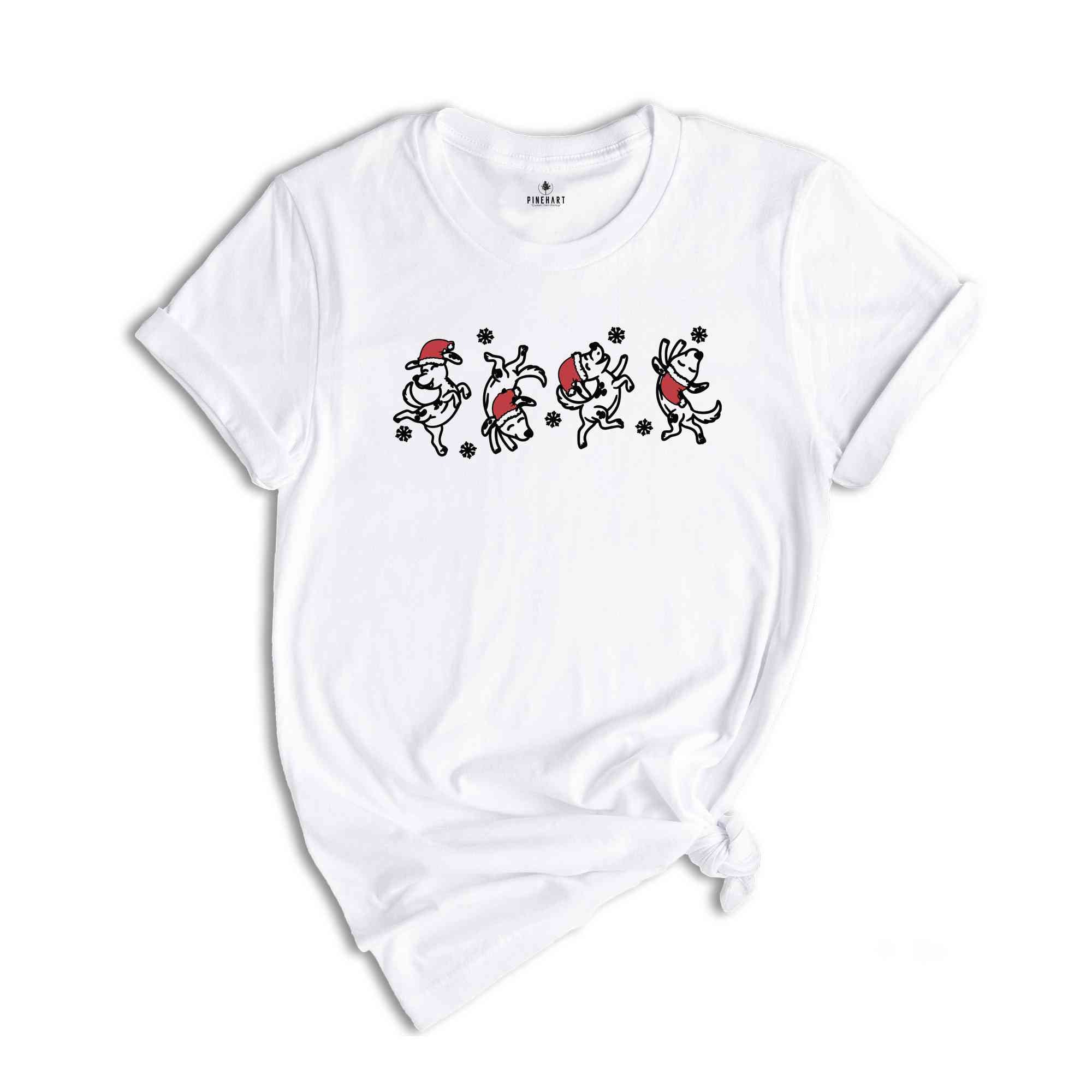 Christmas Dog Dancing Shirt, Christmas Shirt, Dog Lover Shirt ,Funny Christmas Gift, Christmas Animal Tee, Holiday Shirt