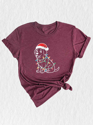 Christmas Dog Shirt, Festive Dog Shirt, Santa Lab Dog Shirt, Labrador Lover Gift, Labrador Retriever Shirt, Dogs Lover Shirt, Cute Dog Shirt