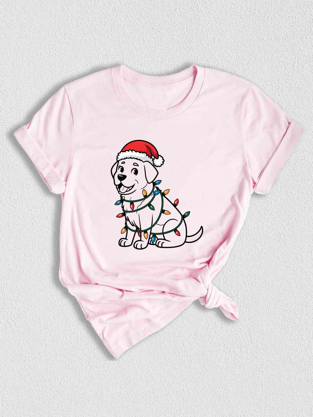 Christmas Dog Shirt, Festive Dog Shirt, Santa Lab Dog Shirt, Labrador Lover Gift, Labrador Retriever Shirt, Dogs Lover Shirt, Cute Dog Shirt
