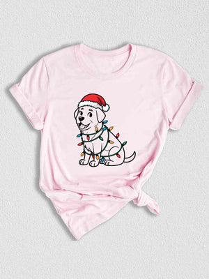Christmas Dog Shirt, Festive Dog Shirt, Santa Lab Dog Shirt, Labrador Lover Gift, Labrador Retriever Shirt, Dogs Lover Shirt, Cute Dog Shirt