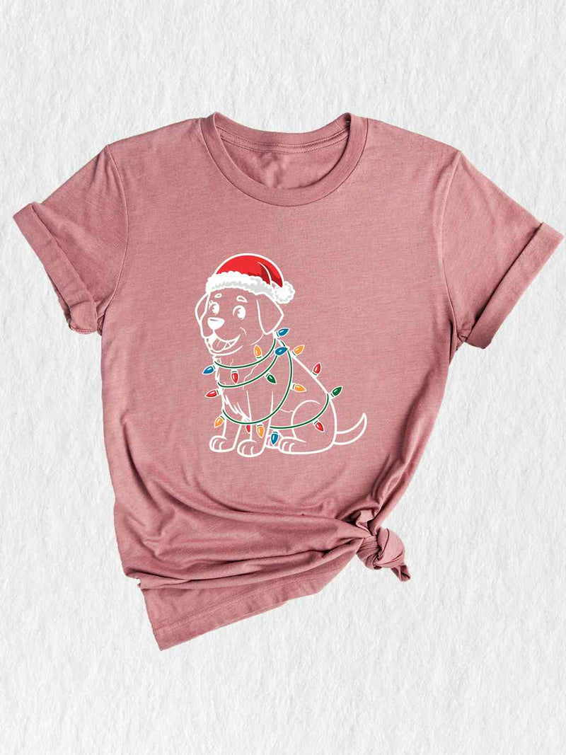 Christmas Dog Shirt, Festive Dog Shirt, Santa Lab Dog Shirt, Labrador Lover Gift, Labrador Retriever Shirt, Dogs Lover Shirt, Cute Dog Shirt