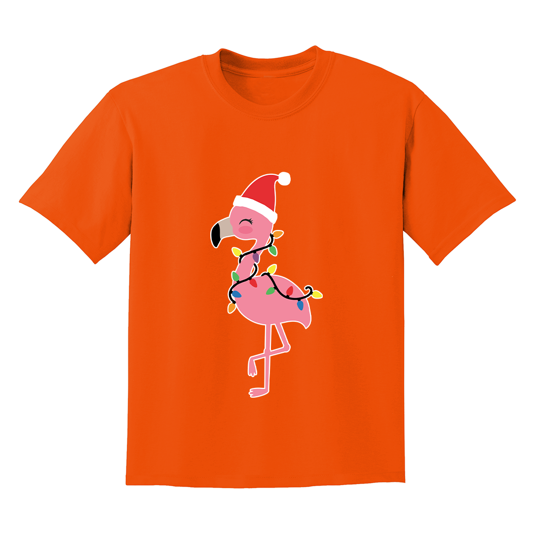 Christmas Flamingo Shirt, Funny Christmas Shirt, Tropical Christmas T-Shirt, Flamingo Apparel, Pink Flamingo Shirt, Christmas Party Shirt