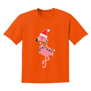 Christmas Flamingo Shirt, Funny Christmas Shirt, Tropical Christmas T-Shirt, Flamingo Apparel, Pink Flamingo Shirt, Christmas Party Shirt
