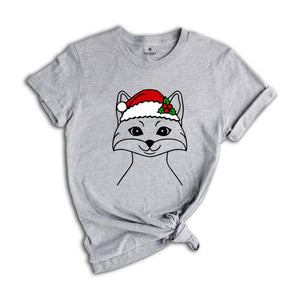 Christmas Fox T-Shirt, Christmas Party Shirt, Fox Apparel, Christmas Fox Pajamas, Fox Lover Shirt, Xmas Outfit