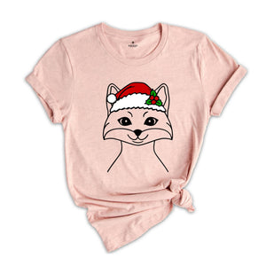 Christmas Fox T-Shirt, Christmas Party Shirt, Fox Apparel, Christmas Fox Pajamas, Fox Lover Shirt, Xmas Outfit
