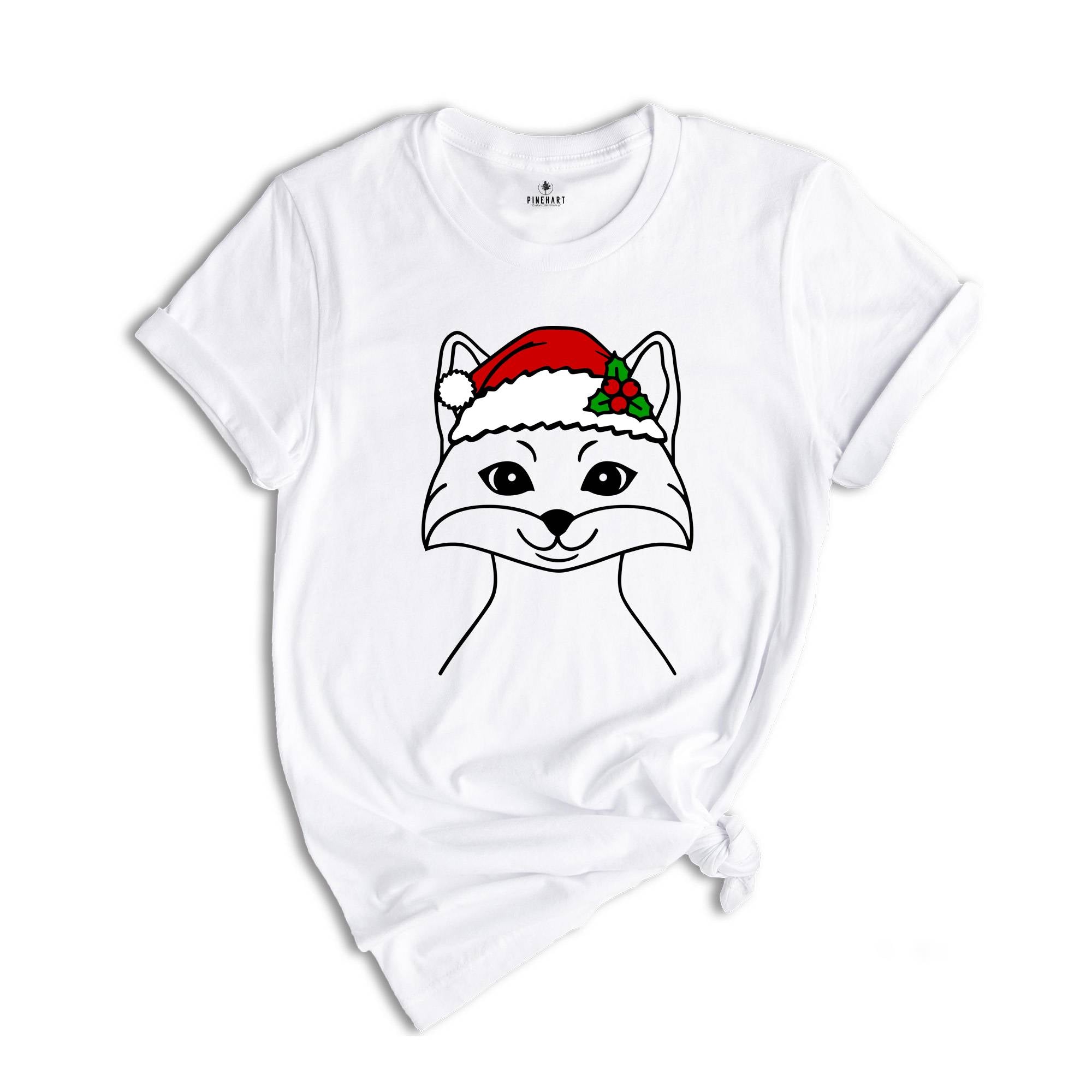 Christmas Fox T-Shirt, Christmas Party Shirt, Fox Apparel, Christmas Fox Pajamas, Fox Lover Shirt, Xmas Outfit