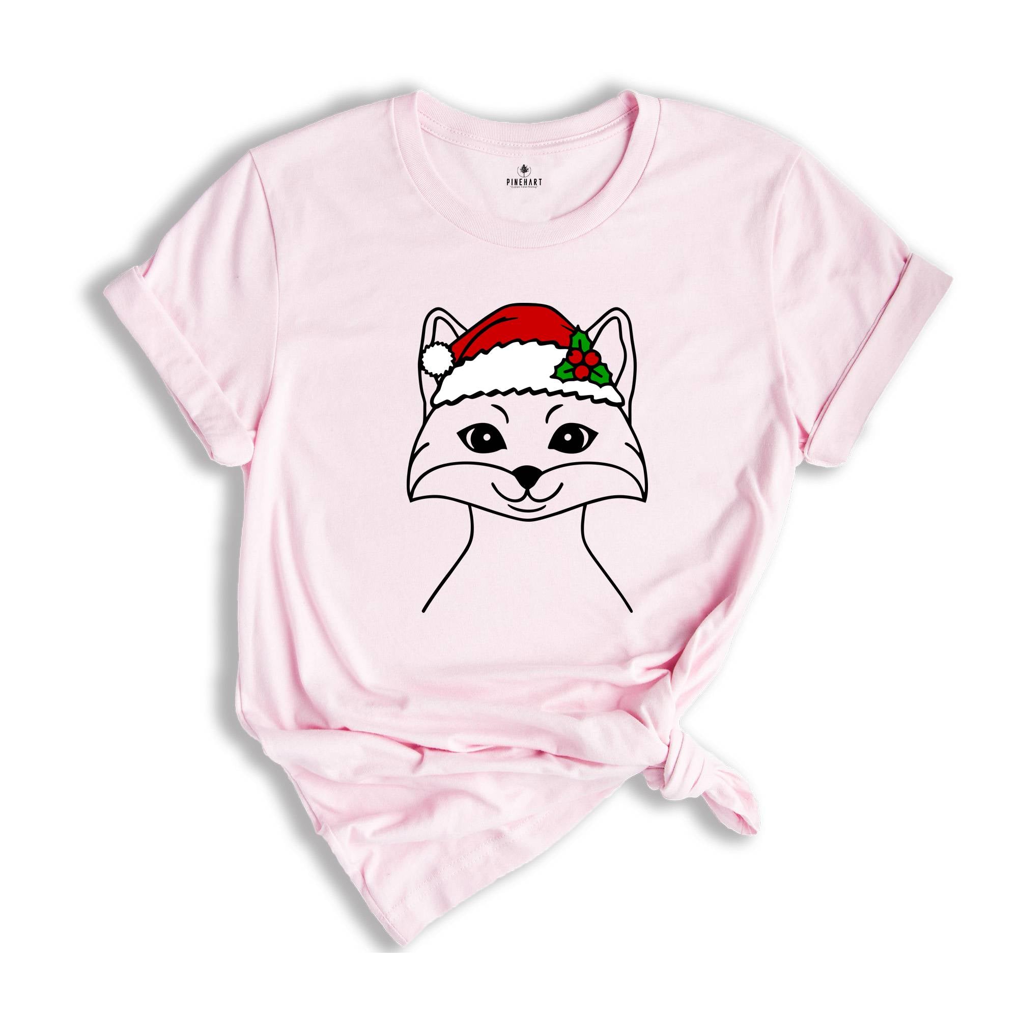 Christmas Fox T-Shirt, Christmas Party Shirt, Fox Apparel, Christmas Fox Pajamas, Fox Lover Shirt, Xmas Outfit