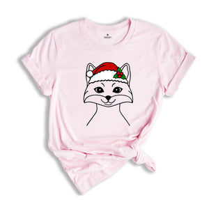 Christmas Fox T-Shirt, Christmas Party Shirt, Fox Apparel, Christmas Fox Pajamas, Fox Lover Shirt, Xmas Outfit