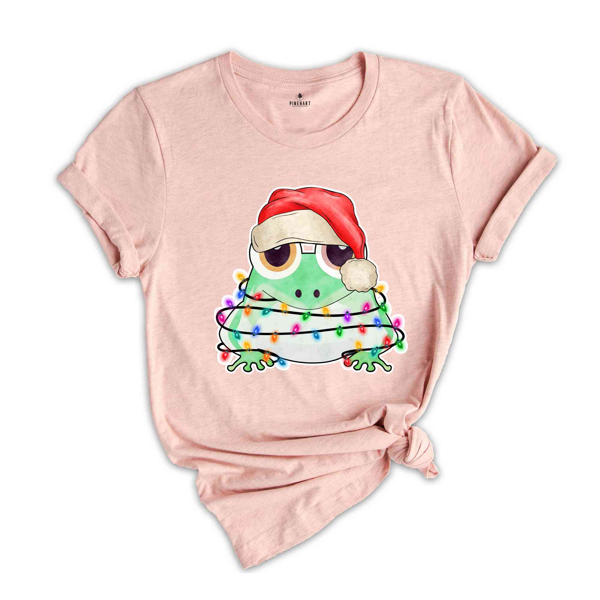 Christmas Frog Shirt, Christmas Lights Shirt, Cute Toad Shirt, Cute Frog Tee, Gift for Sibling, Christmas Sweatshirt