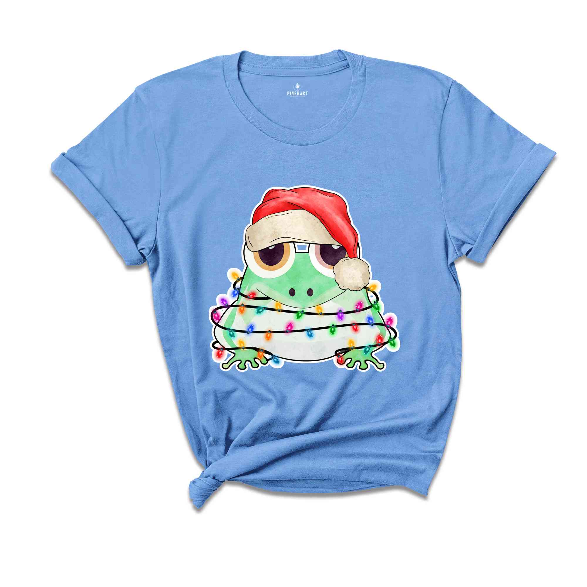 Christmas Frog Shirt, Christmas Lights Shirt, Cute Toad Shirt, Cute Frog Tee, Gift for Sibling, Christmas Sweatshirt