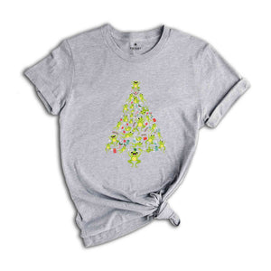 Christmas Frog Tree T-Shirt, Funny Frog Christmas Tee, Christmas Tree Gift, Christmas Spirit Shirt, Christmas Costume