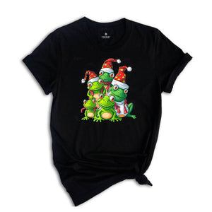 Christmas Frog Tree T-Shirt, Funny Frog Christmas Tee, Christmas Tree Gift, Christmas Spirit Shirt Gift, Christmas Costume