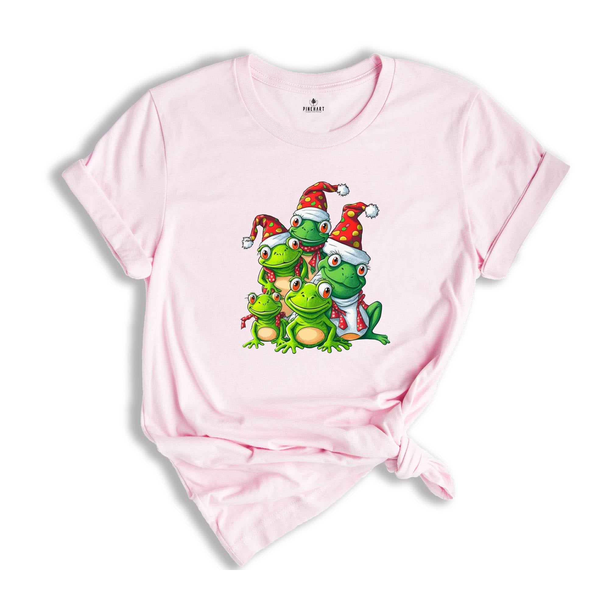 Christmas Frog Tree T-Shirt, Funny Frog Christmas Tee, Christmas Tree Gift, Christmas Spirit Shirt Gift, Christmas Costume