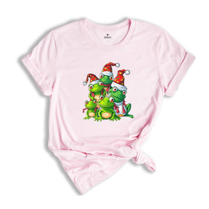 Christmas Frog Tree T-Shirt, Funny Frog Christmas Tee, Christmas Tree Gift, Christmas Spirit Shirt Gift, Christmas Costume