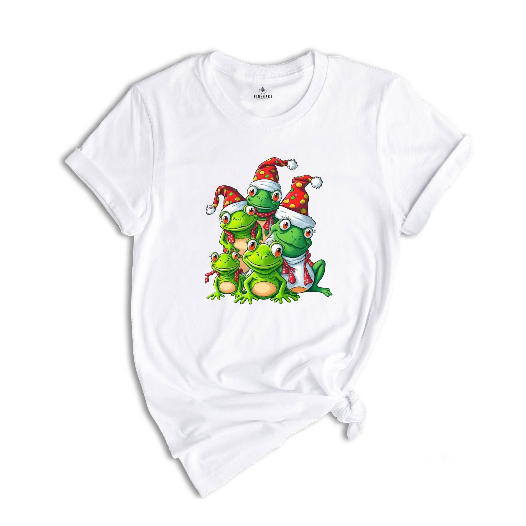 Christmas Frog Tree T-Shirt, Funny Frog Christmas Tee, Christmas Tree Gift, Christmas Spirit Shirt Gift, Christmas Costume